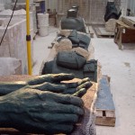 Interior of Foundry Showing Wax Casts