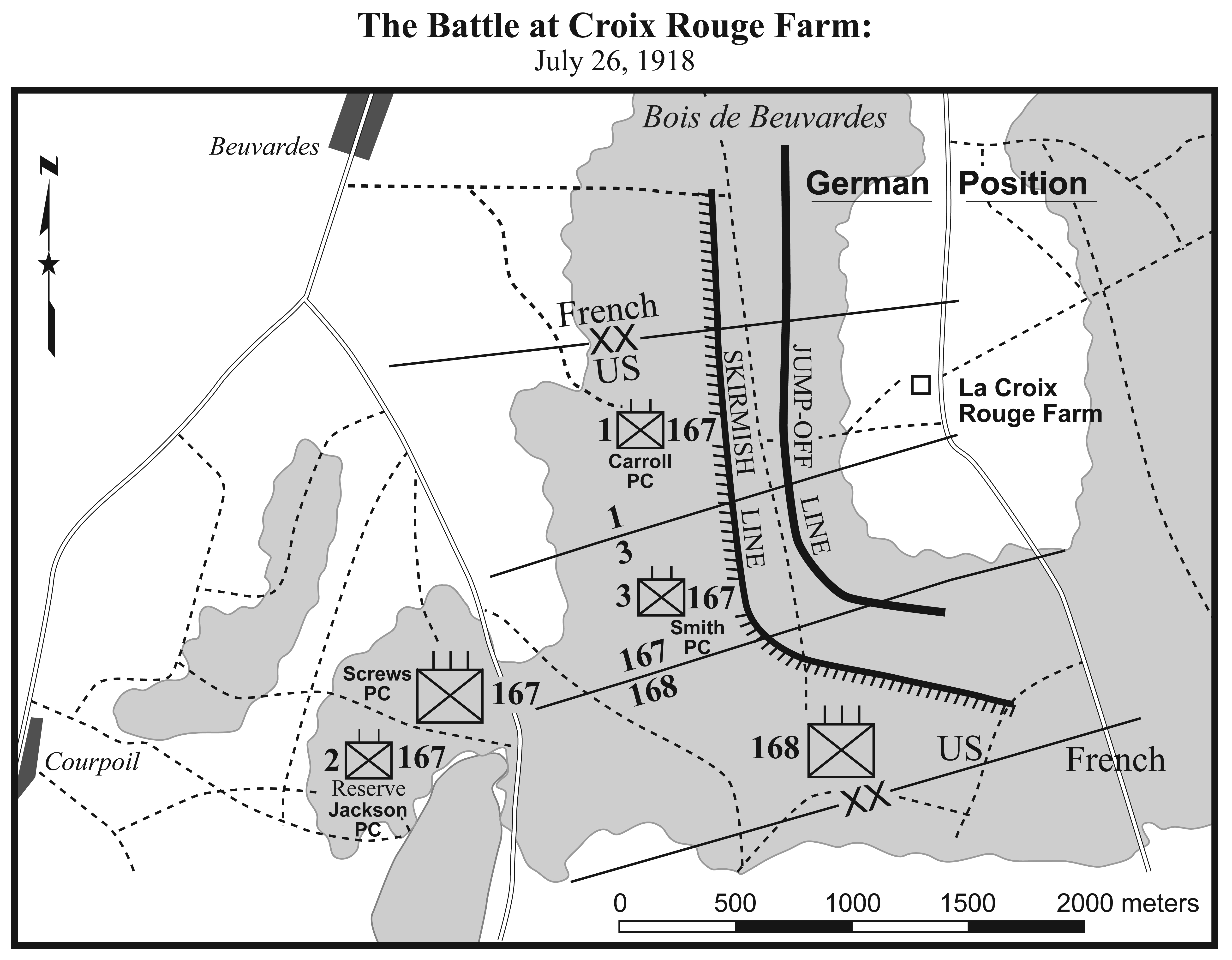 II.3. The Battle at Croix Rouge Farm.