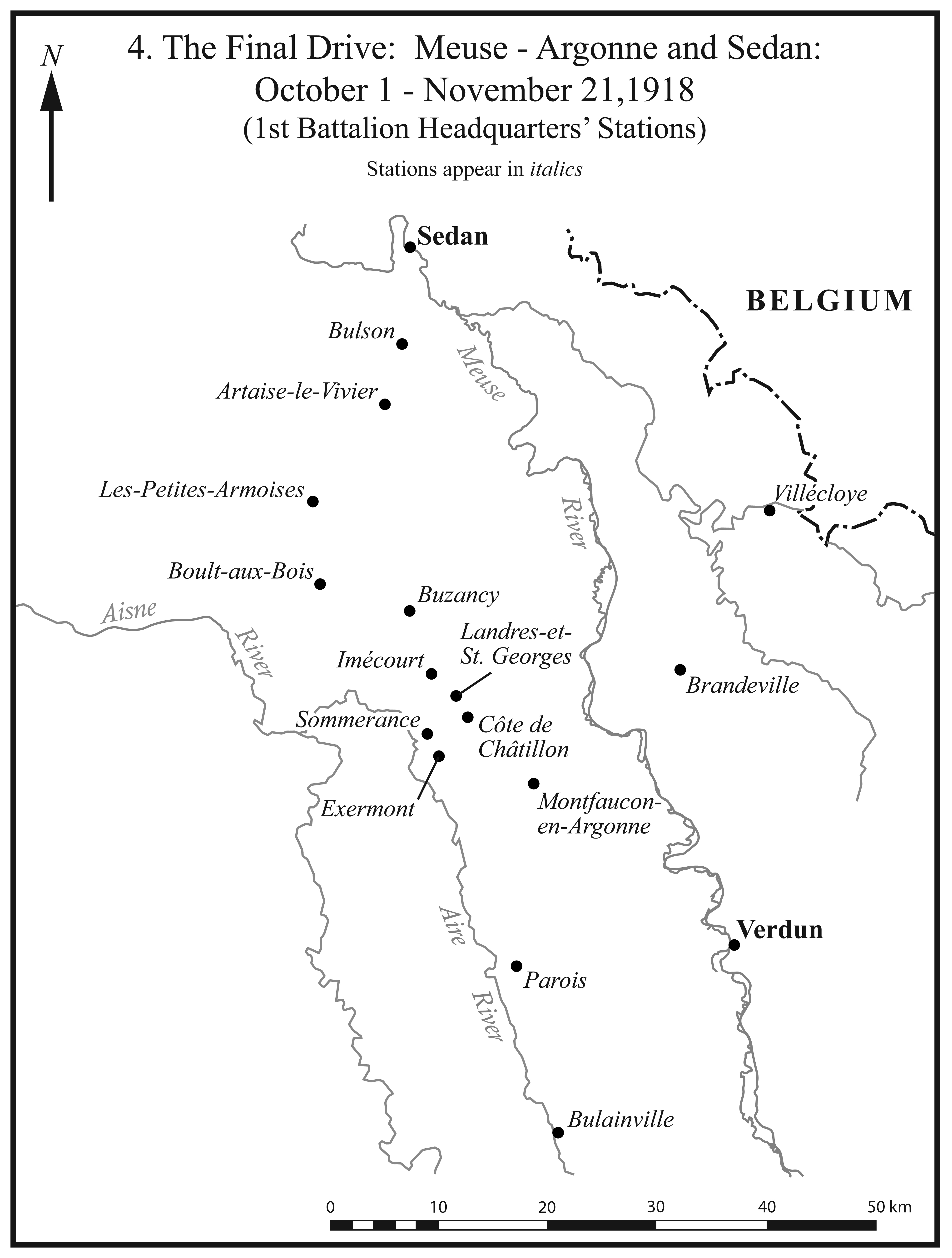 I.4. Meuse-Argonne and Sedan Stations.
